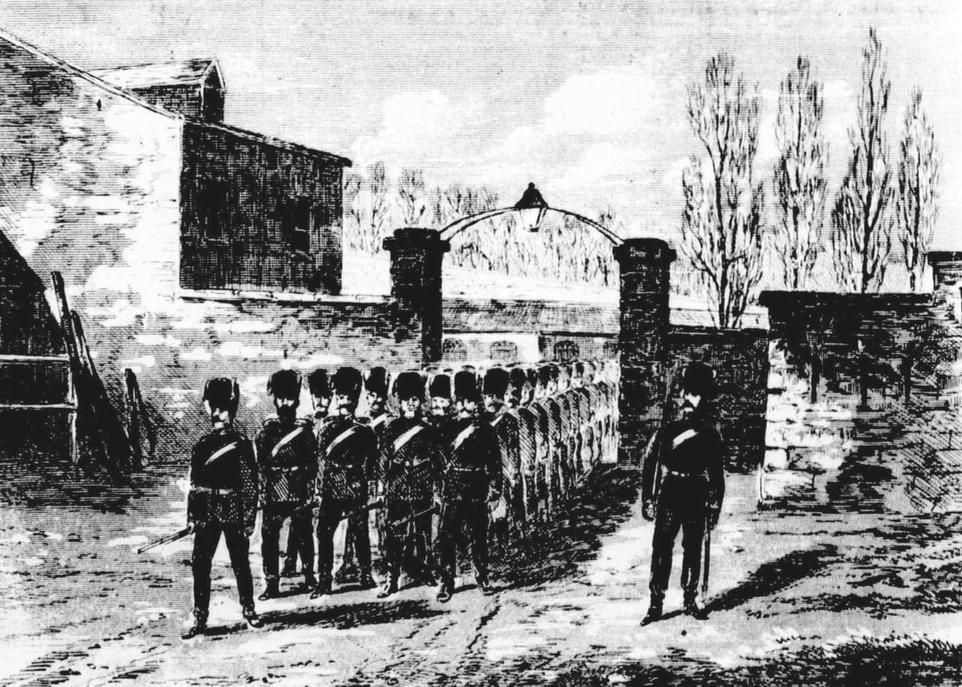 En 1871, les soldats britanniques quittent Québec, un départ lourd de sens dans l'histoire de la francisation de la ville.