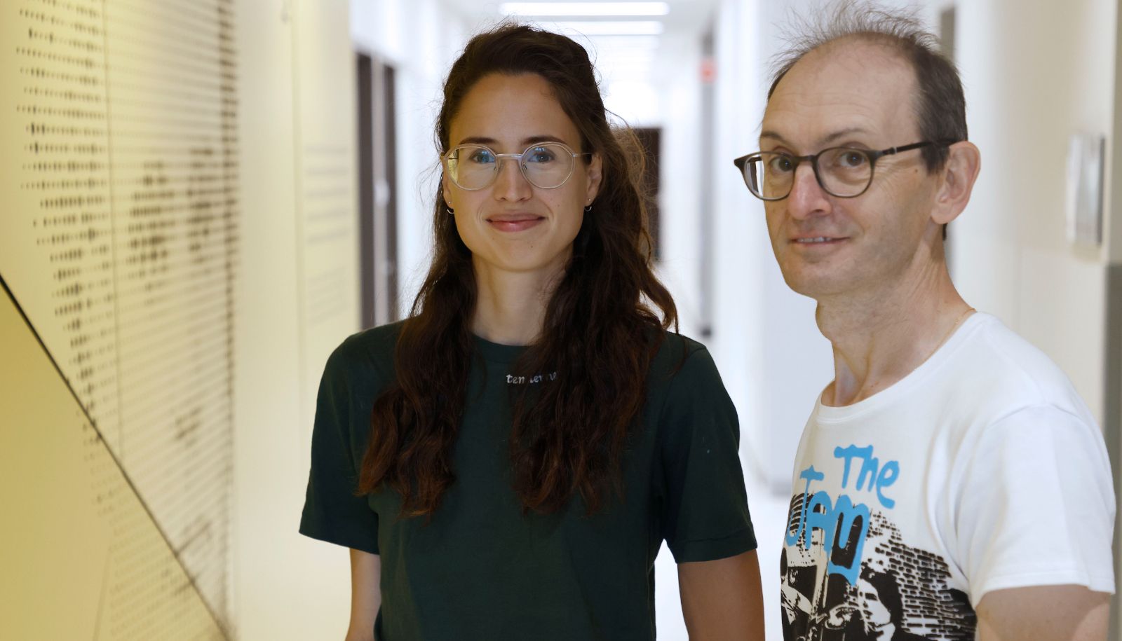 <p>La coordonnatrice Pascale Desjardins et Thierry Lefèvre font partie du comité du projet pilote.</p>