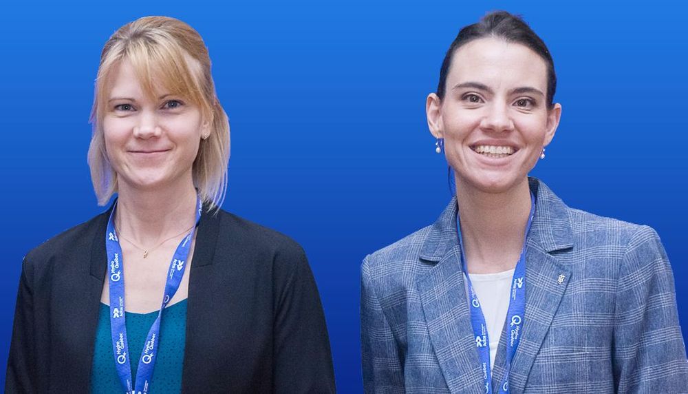 <p>Caroline Duchaine et Andréia Matta-Dias sont toutes deux étudiantes-chercheuses à la Faculté de médecine.</p>