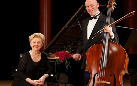 La pianiste Rachel Martel et le contrebassiste Zbigniew Borowicz.