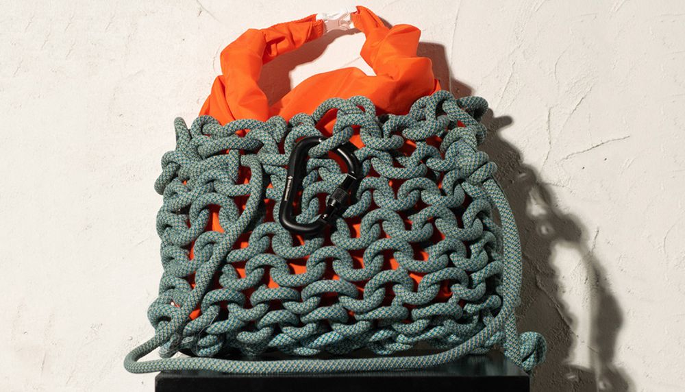 Cord15, sac en nylon et cordes d'escalade recyclées de Lidia Radenkova et Jacob Ethier