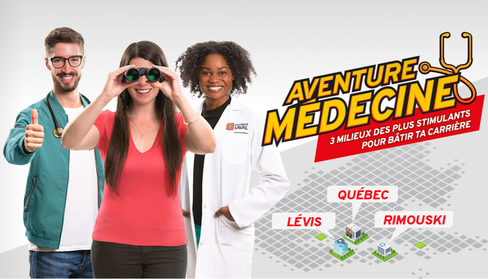 <p>Dès septembre 2022, l’Université Laval offrira, en plus de Québec, le doctorat en médecine à Lévis et à Rimouski.</p>