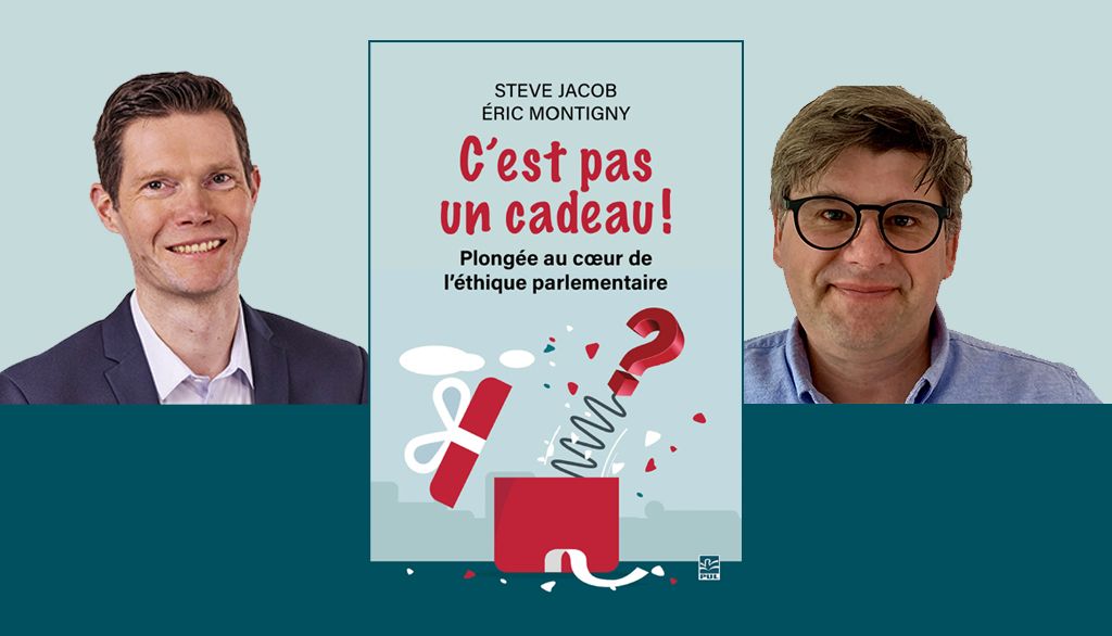 Les professeurs Steve Jacob et Éric Montigny ont cosigné le livre.