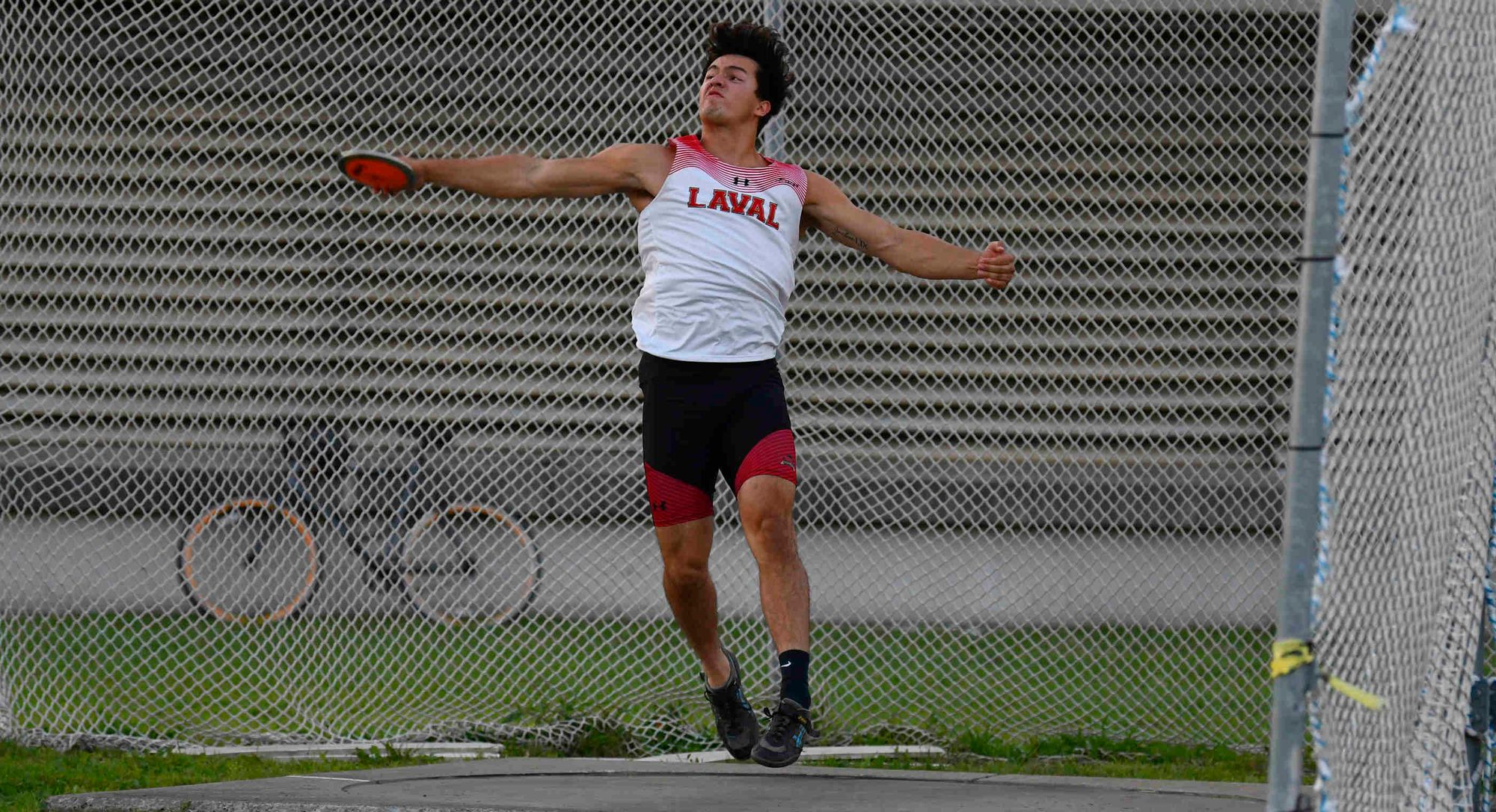 <p>Mathieu Massé-Pelletier, du Club d'athlétisme Rouge et Or.</p>