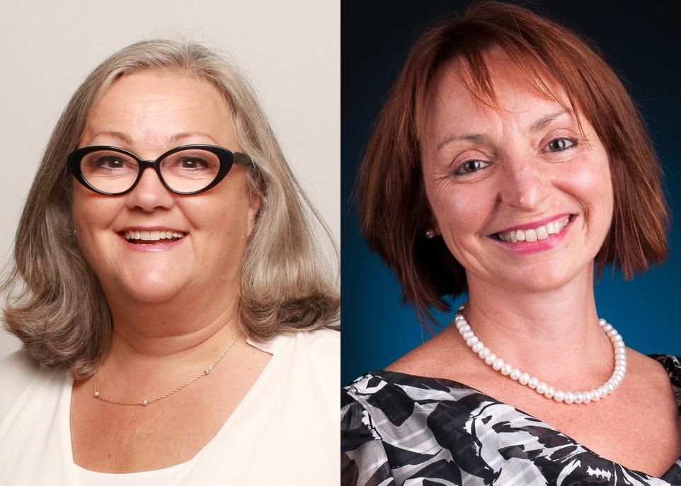 Claire Beaumont, de la Faculté des sciences de l'éducation, et Lise Fillion, de la Faculté des sciences infirmières.