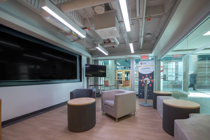 Espace de présentation de La Centrale – Espace entrepreneurial