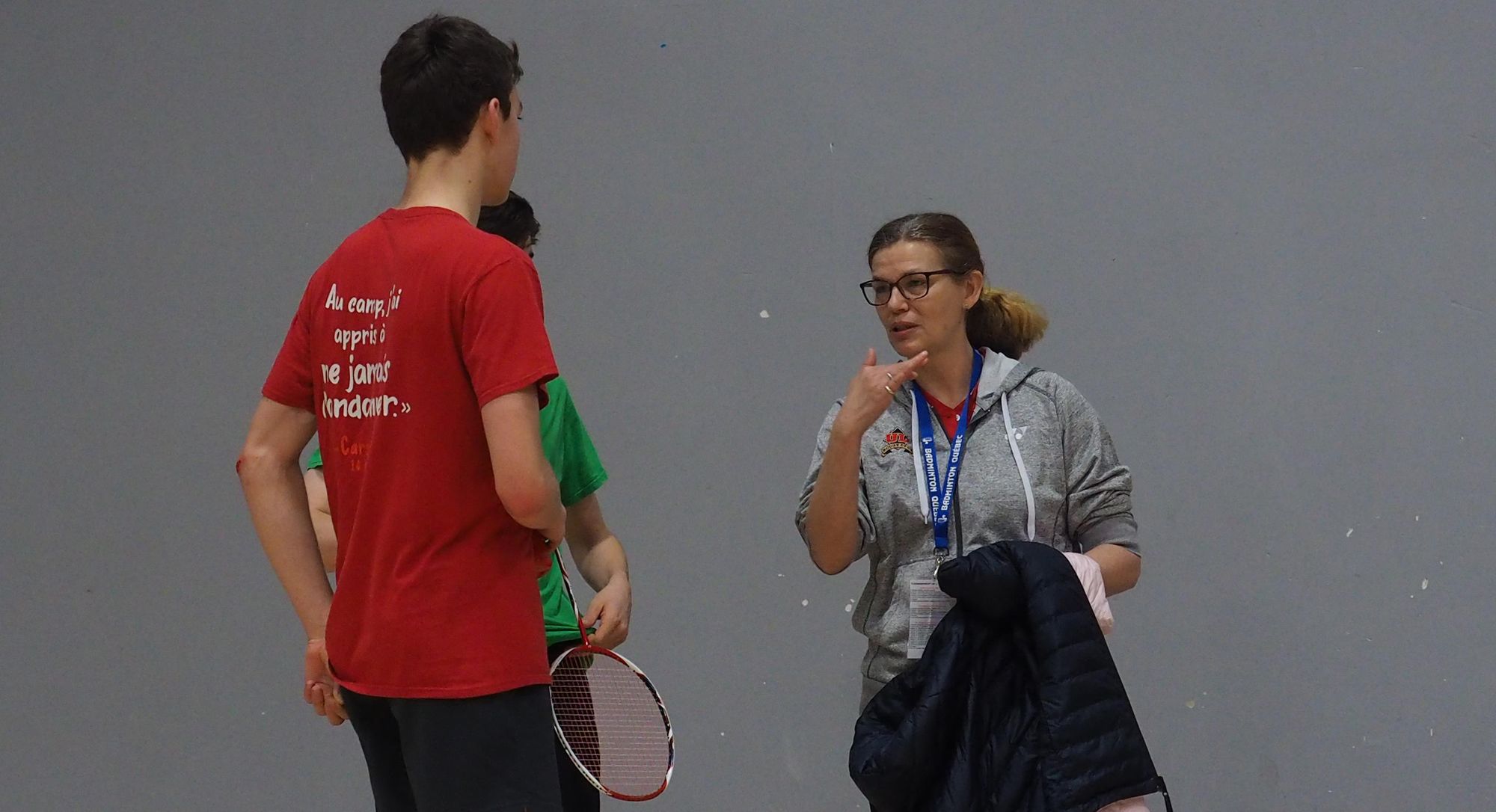 Chantal Jobin, nouvelle entraîneuse-chef du club de badminton Rouge et Or.