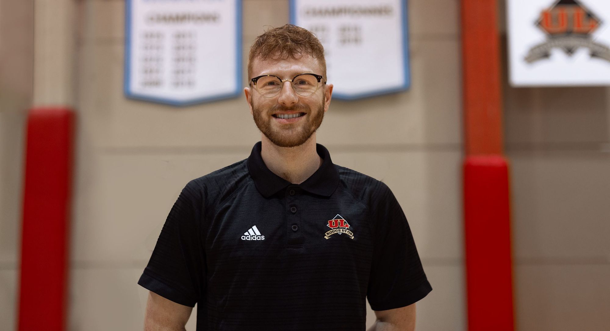 <p>William Simard, nouvel entraîneur du Club de badminton Rouge et Or de l'Université Laval.</p>