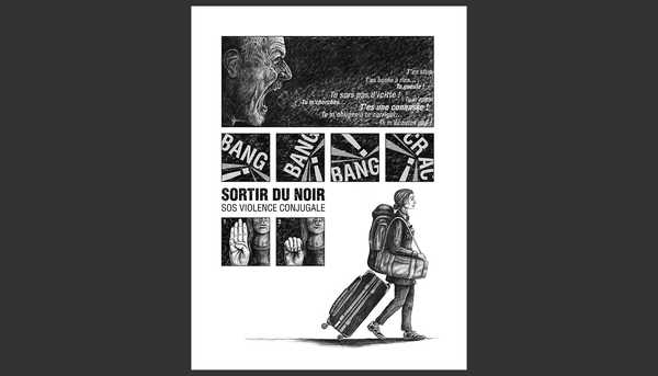 L'affiche Sortir du noir, du chargé d’enseignement Stéphane Vallée, prend une tout autre dimension avec Artivive. À découvrir sur place!