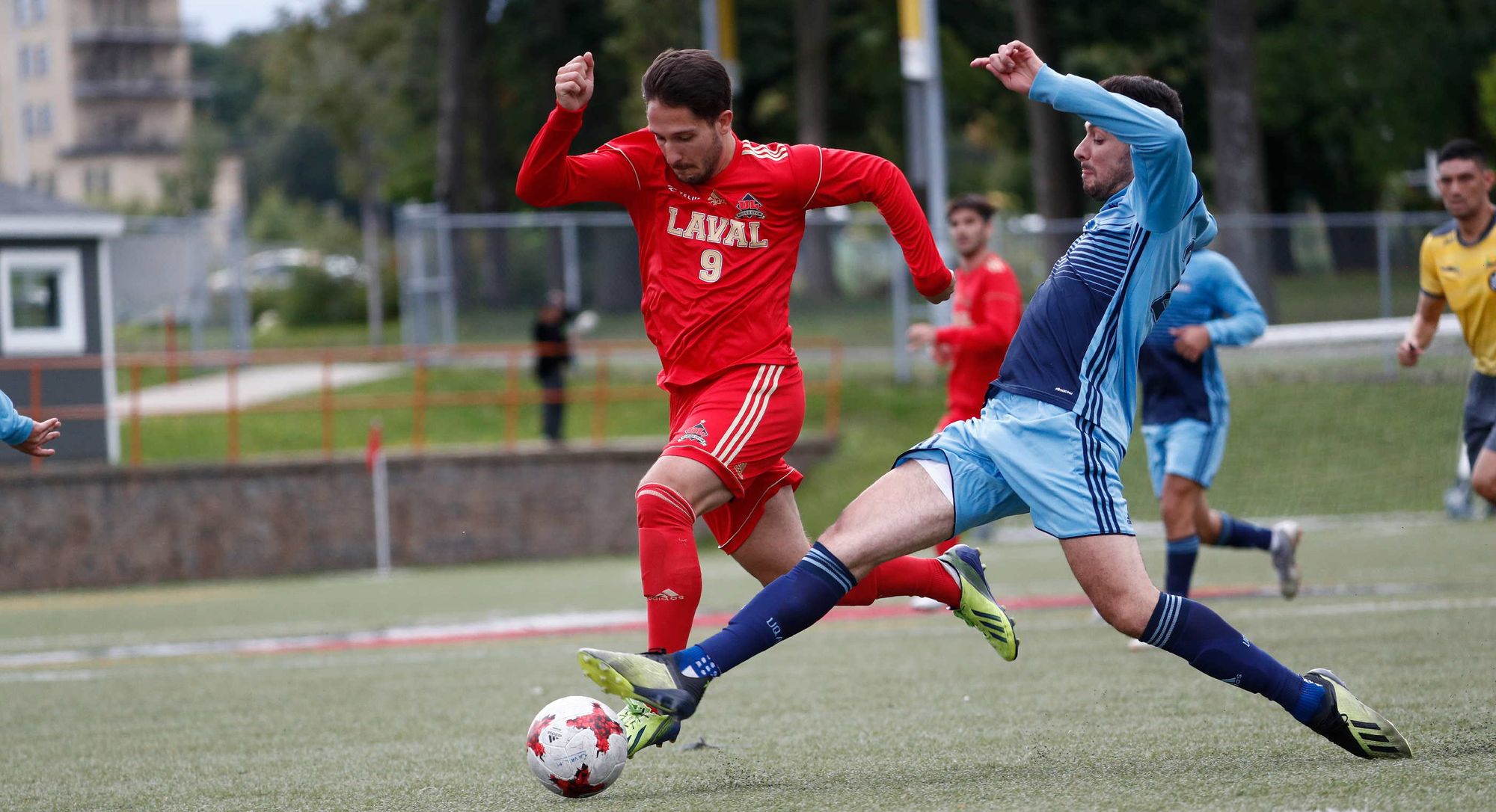 Charles Joly, joueur du Rouge et Or soccer.