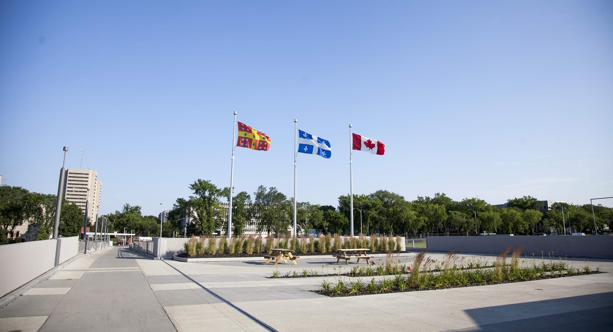 L'entrée du PEPS de l'Université Laval.