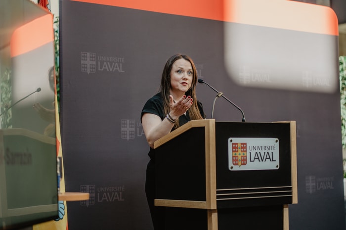 Diane Tapp, directrice de l’Institut de soins palliatifs et de fin de vie Michel-Sarrazin – Université Laval et professeure agrégée à la Faculté des sciences infirmières de l'Université Laval.