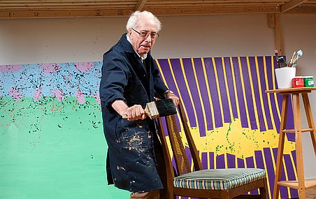 Avec Jean-Paul Riopelle, Marcel Barbeau est l'un des rares peintres au Canada à s'être engagé dans les premières expériences d'expressionisme abstrait gestuel.