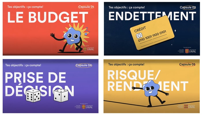 <p>Le projet de recherche s’appuie sur une enquête en ligne de 109 questions accompagnées d’un glossaire de 21 termes financiers comme <i>bourse</i>, <i>fonds de pension</i> et <i>rendement</i>, et de dix courtes capsules vidéo sur les principaux principes des finances personnelles.</p>