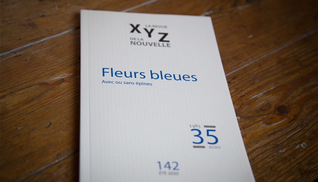 <p>Ce 142e numéro de XYZ porte sur le thème «fleurs bleues». La nouvelle de Maxime Plamondon figure dans la section hors-dossier.</p>