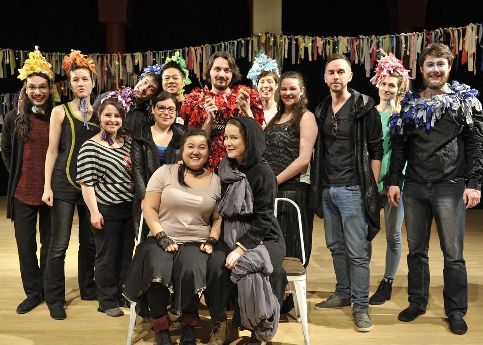 Nos chanteurs, lors d'une répétition à la salle Henri-Gagnon.