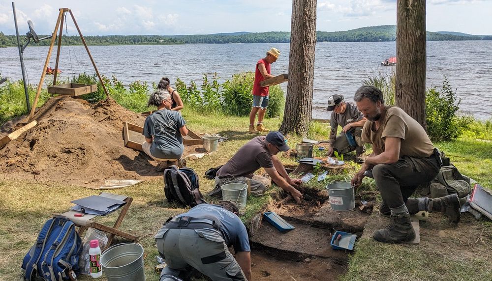 Le chantier de fouilles dirigé par la professeure Taché s’est déroulé du 3 au 21 juillet au bord du Grand lac Nominingue.
