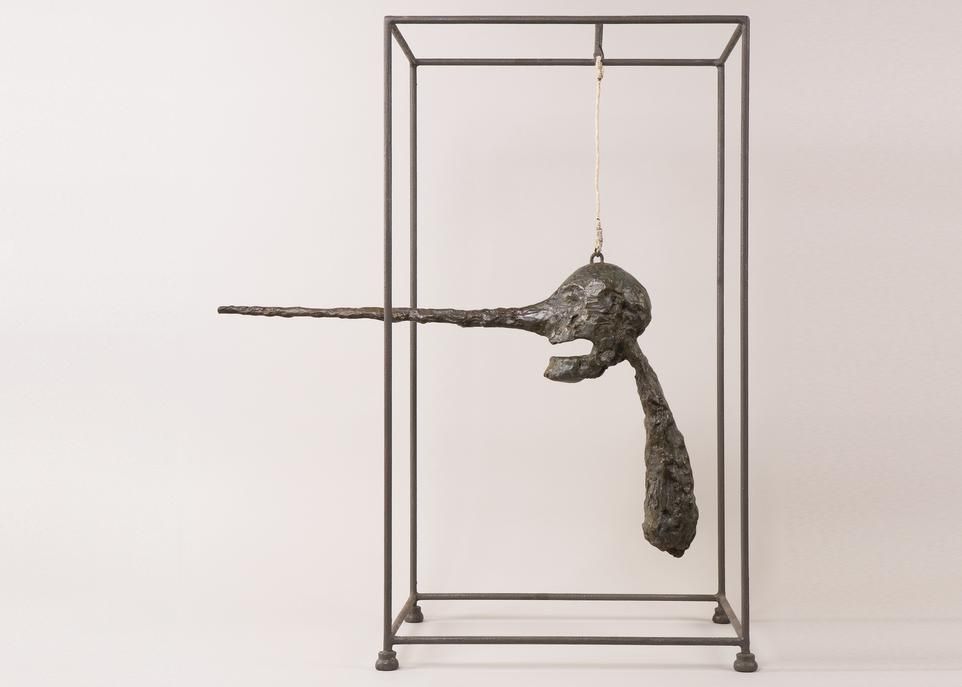 Alberto Giacometti, Le Nez , 1947. Bronze, 80,9 x 70,5 x 40,6 cm.