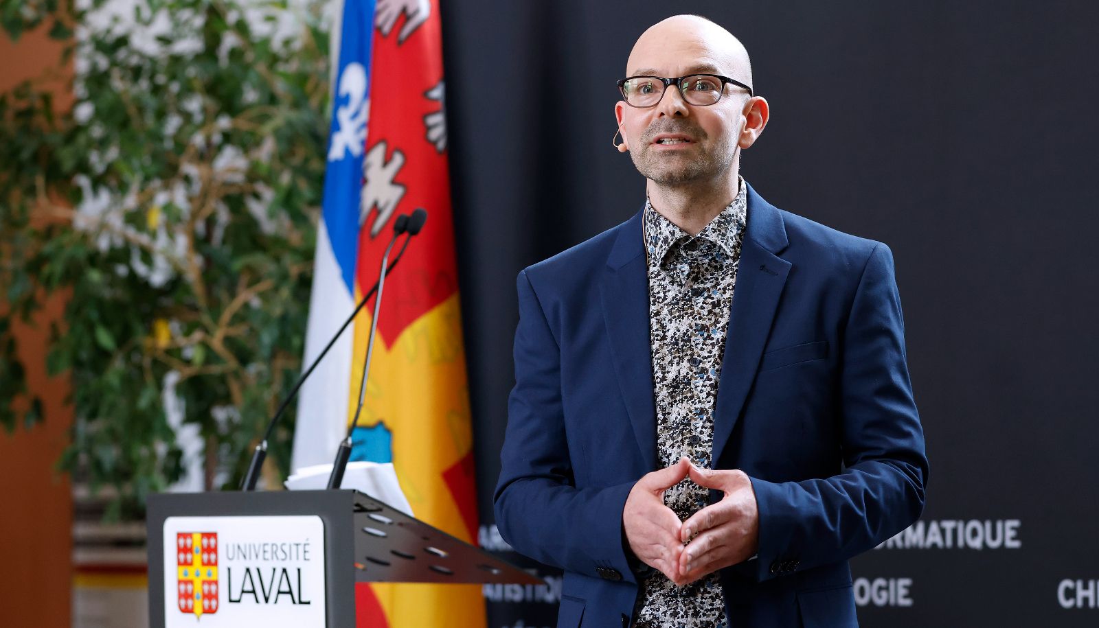 Jonathan Gaudreault, professeur à la Faculté des sciences et de génie et directeur de l'UMR.