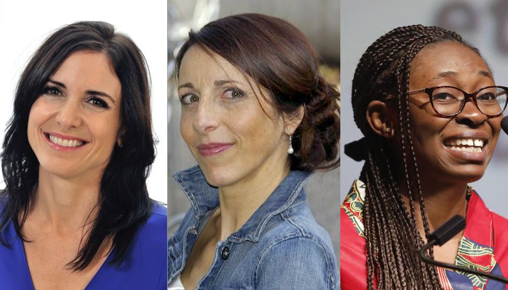 <p>Sophie Lavallée, Monique Poulin et Eriole Zita Nonki Tadida</p>