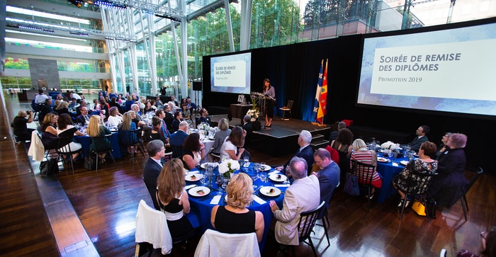 <p>Soirée de remise des diplômes de la promotion 2019 du Collège des administrateurs de sociétés</p>