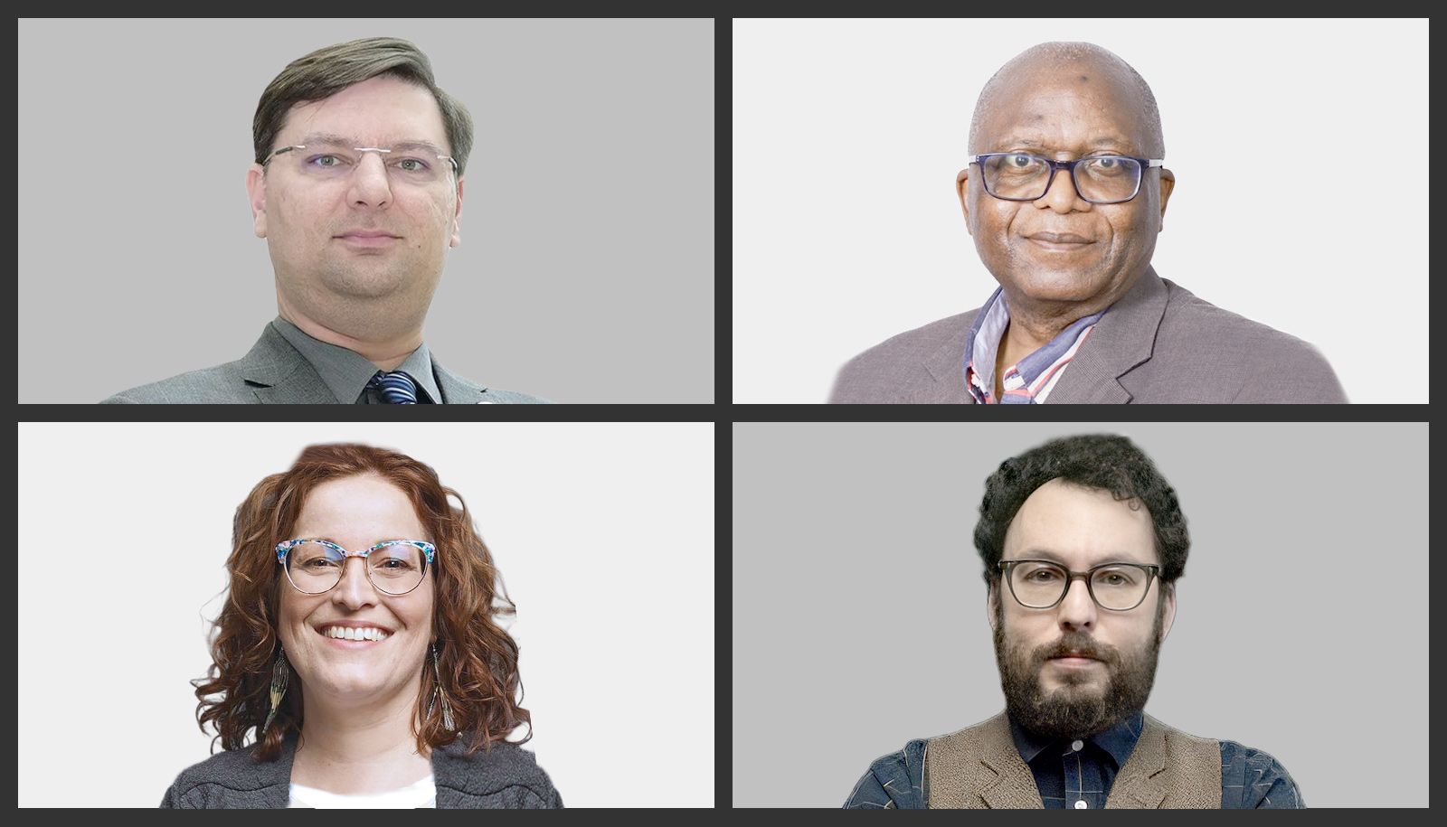 <p>Leandro C. Coelho, Innocent Kamwa, Mélanie Lemire et Jonathan Livernois</p>