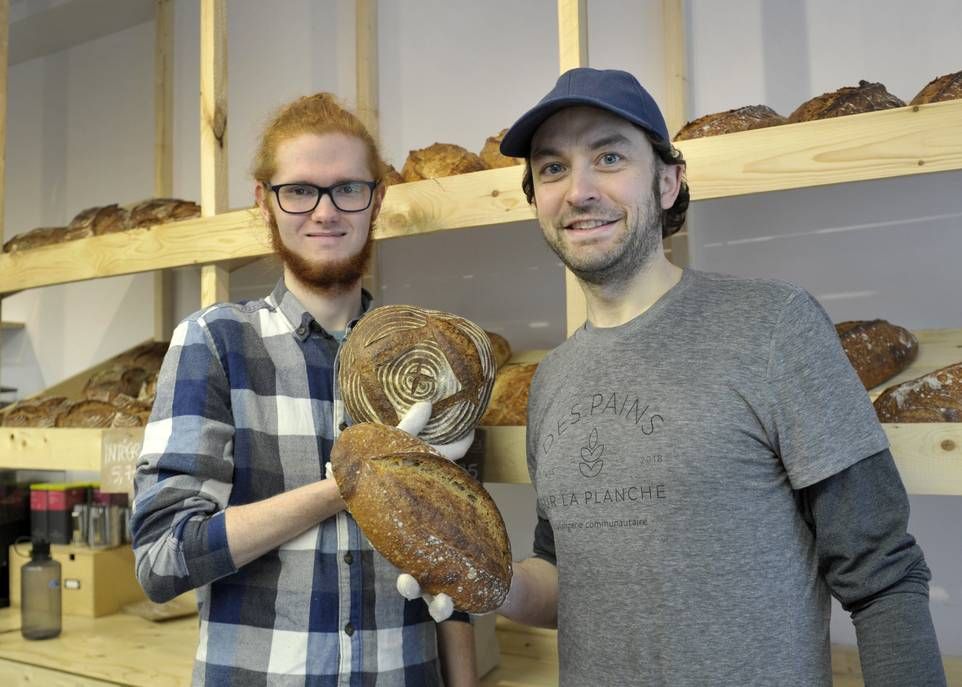 Jonathan Gagnon et Cyril Pringault ont fait connaissance en lançant le projet de boulangerie communautaire.