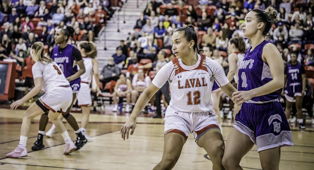 Sabrine Khelifi, du club de basketball Rouge et Or.