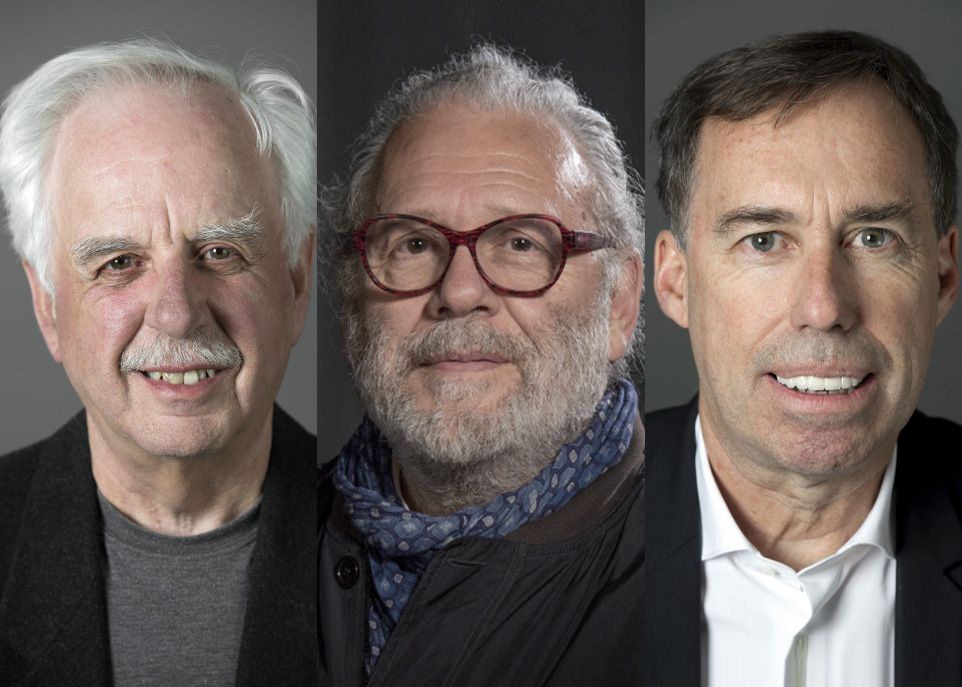De gauche à droite: Jean Simard, André Gaudreault et Éric Gauthier