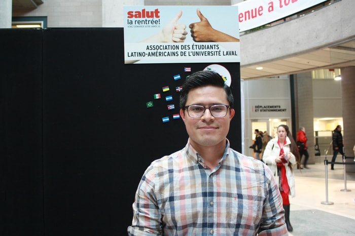 <p>Saulo Davila, étudiant à la maîtrise en études internationales</p>