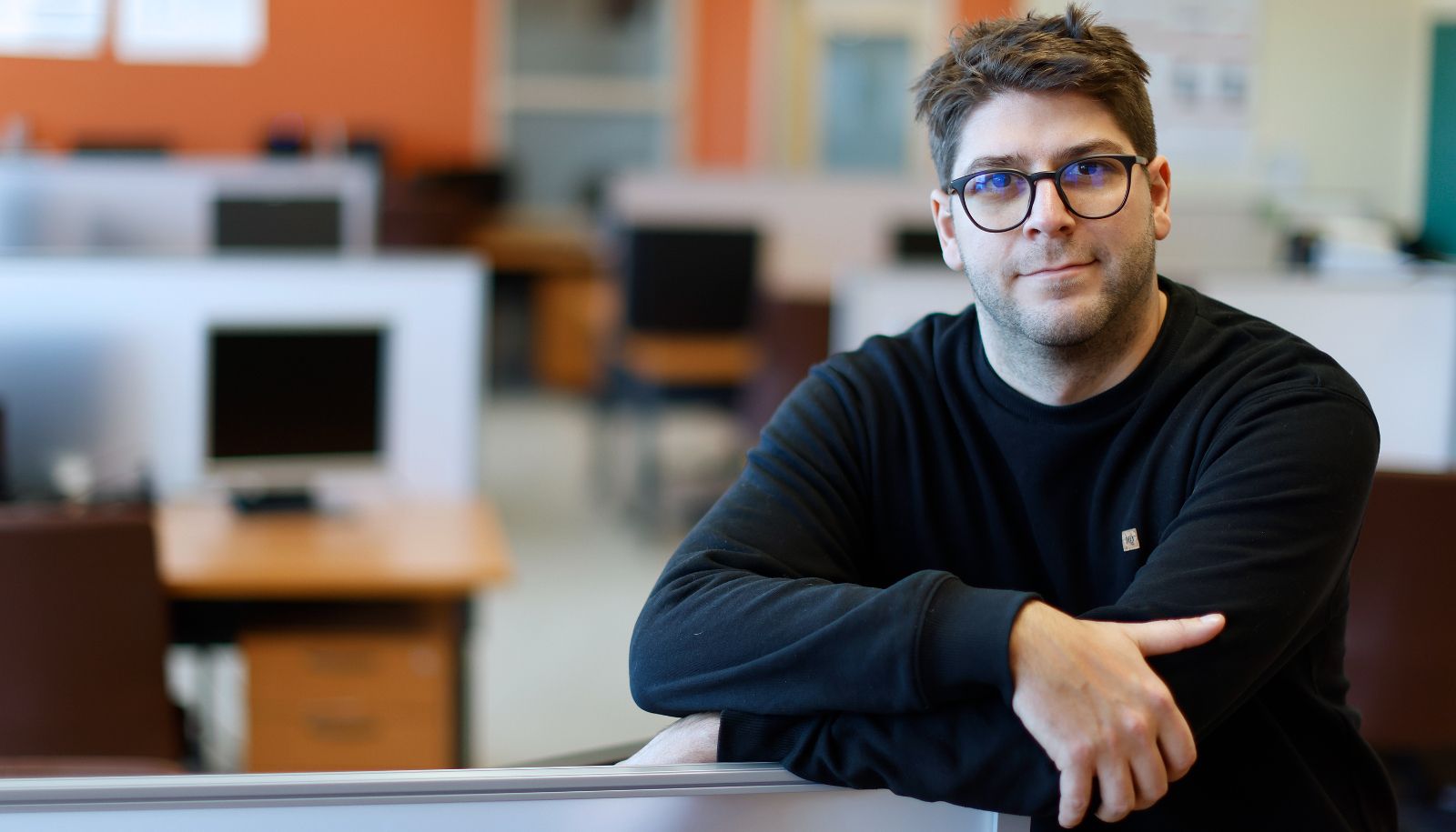 <p>David Beauchemin, doctorant en informatique à la Faculté des sciences et de génie</p>