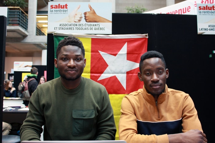 <p>Espoir Amegnaglo, étudiant au MBA, et Ali Ousmane, doctorant en opérations et systèmes de décision</p>