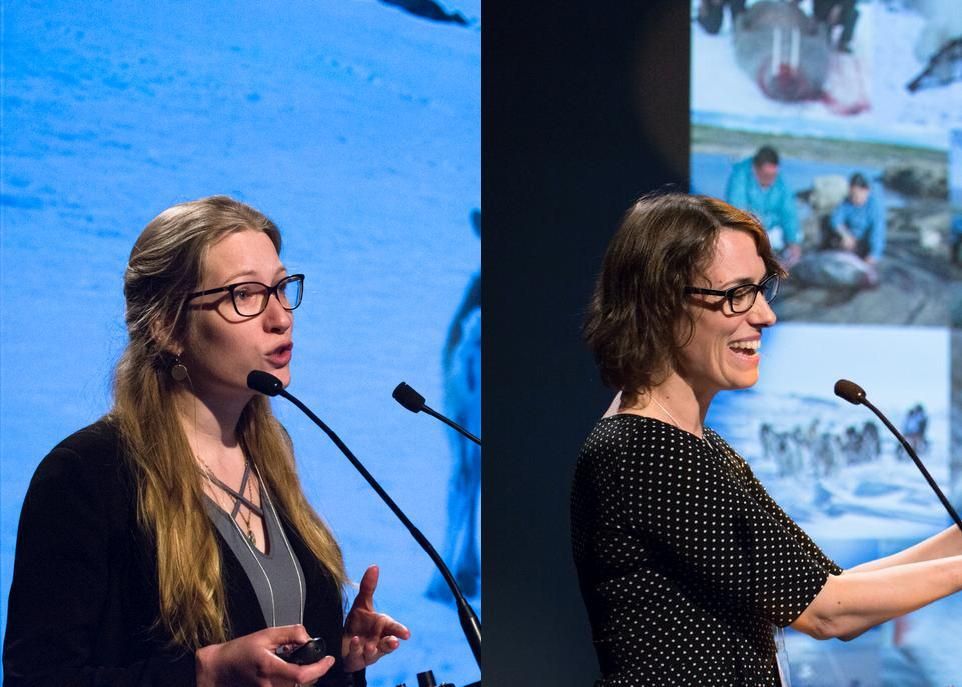 Barbara Vuillaume et Julie Ducrocq.