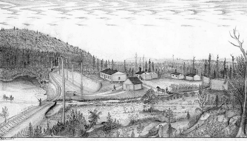 Terrain de la compagnie Pulp dite Belge Canadienne Kiskising, Pascal-Horace Dumais, 1901