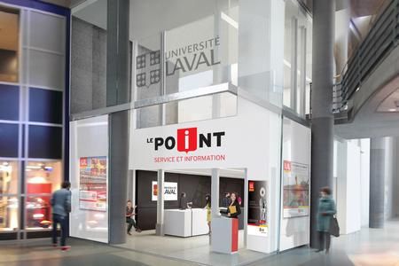 Plus qu'un simple kiosque de renseignements, Le Point se veut un lieu dynamique et invitant.