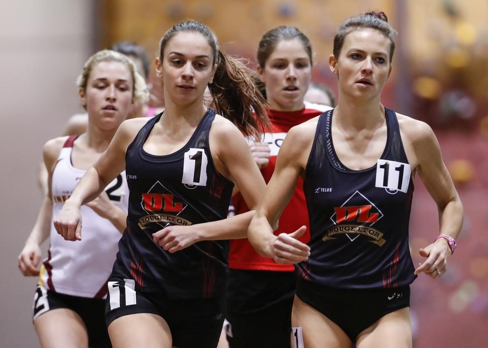 Aurélie Dubé-Lavoie et Catherine Gagné tenteront d'aider le Rouge et Or à réaliser le doublé lors du Championnat provincial d'athlétisme, ce weekend, au PEPS.