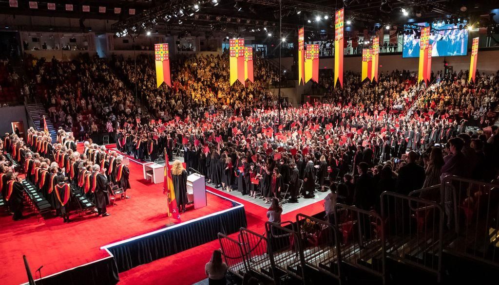 Cérémonie de collation des rades à L'Université Laval