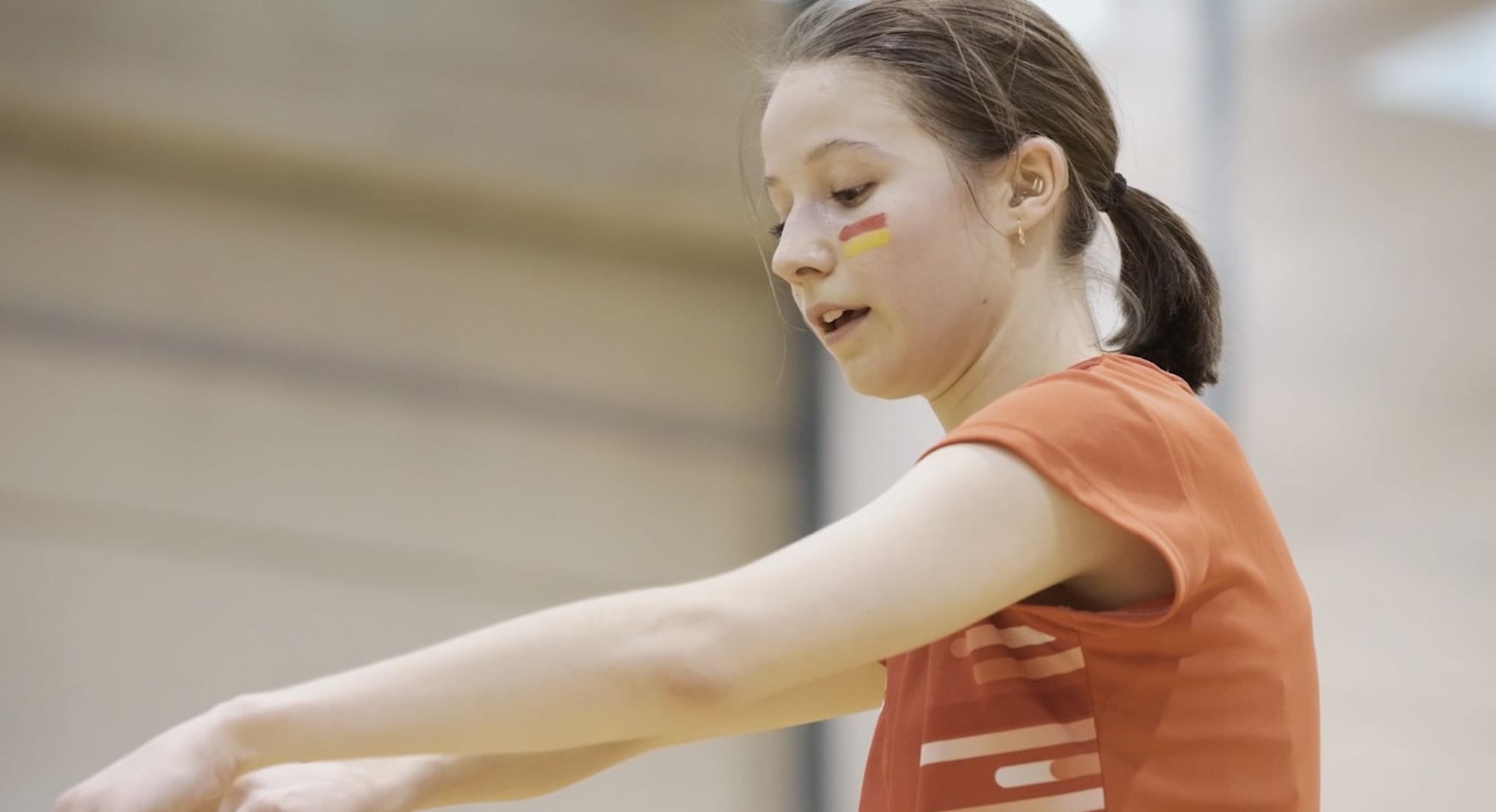 Béatrice Guay, du Club de badminton Rouge et Or.
