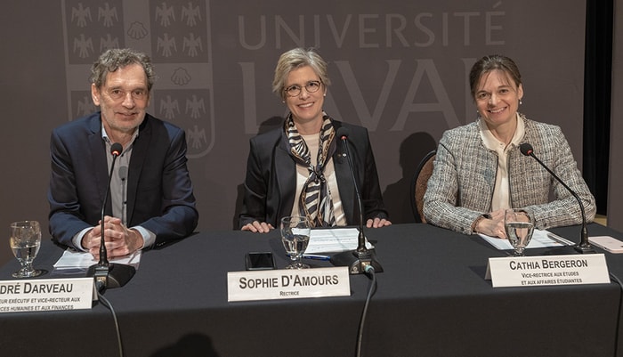 La direction de l'Université Laval satisfaite et tournée vers l'avenir