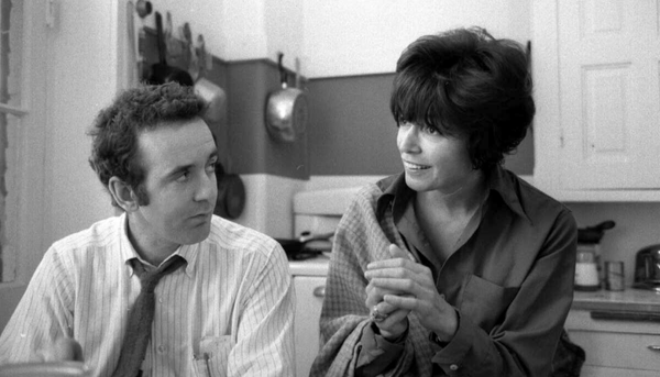 <p>L'écrivain et politicien Gérald Godin et la comédienne Pauline Julien </p>