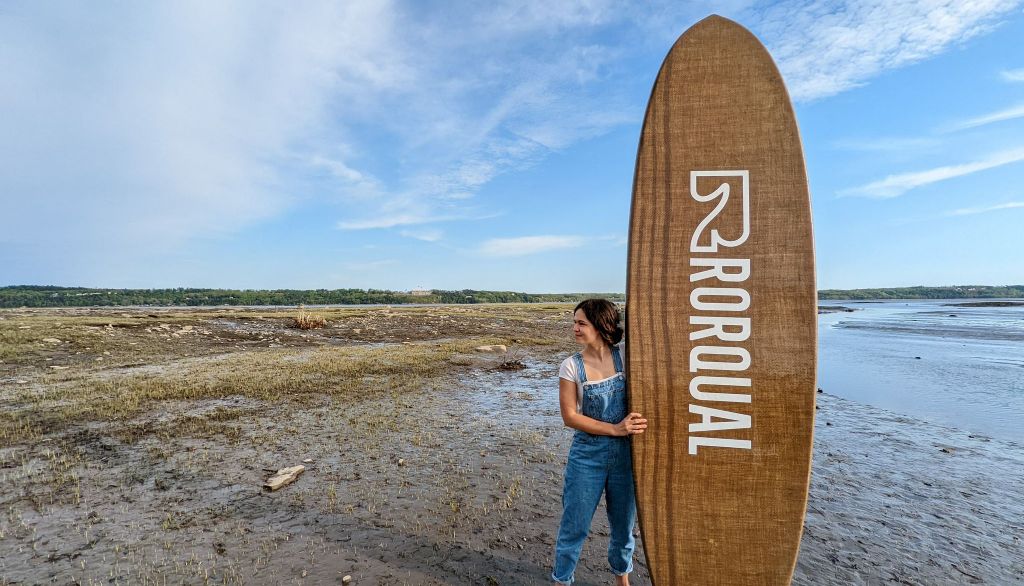 <p>La dérive 102 est le premier modèle de planche écoresponsable de Rorqual. Elle sera mise en vente cet été.</p>
