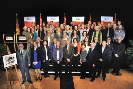 Une cérémonie rendant hommage à ces employés a eu lieu le 25 avril, au Grand Salon du pavillon Maurice-Pollack.