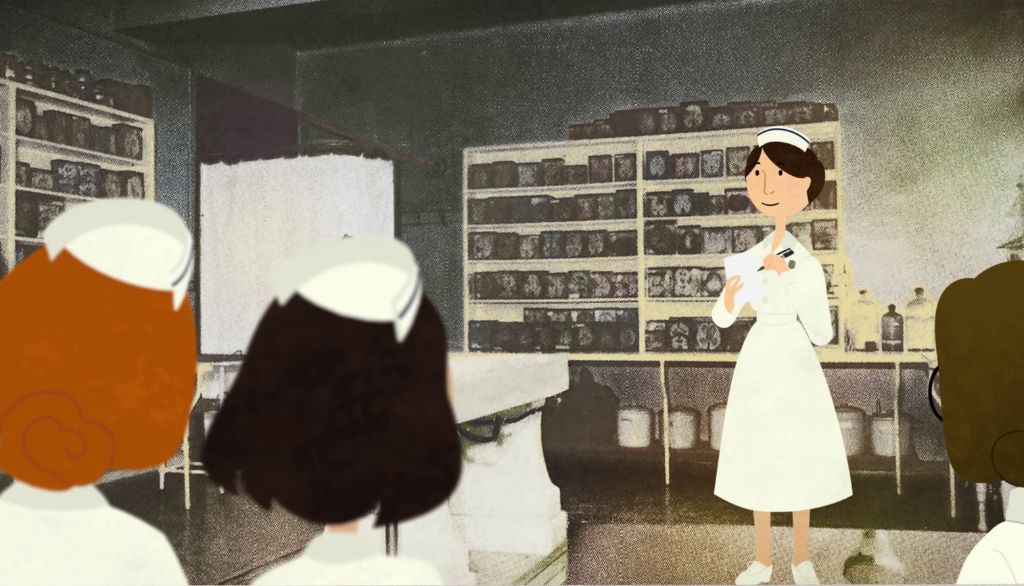 <p>Ces récits, comme celui de Rachel à l'asile de l'hôpital Saint-Michel-Archange, racontent l'histoire des soins infirmiers en psychiatrie, l'évolution de la formation et les démarches hors Québec des têtes dirigeantes pour aller chercher de nouvelles connaissances.</p>