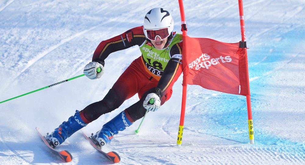 <p>Louis Fleurance, du club de ski alpin Rouge et Or </p>