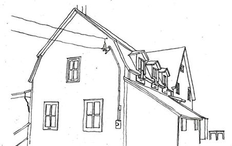 <p>Croquis de Caroline Gagné, artiste professionnelle.</p>