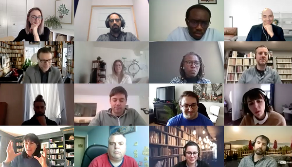 <p>Le groupe de la deuxième cohorte de la maîtrise en intelligence et transformation.</p>
