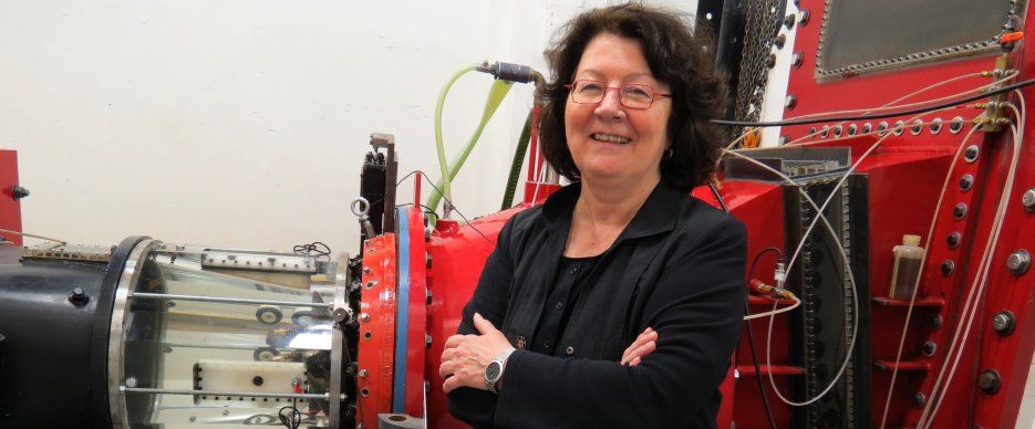 Les travaux du consortium dirigé par Claire Deschênes sont menés dans un laboratoire du pavillon Adrien-Pouliot, qui reproduit un barrage hydroélectrique à petite échelle. Ces installations permettent d'étudier l'écoulement de l'eau dans les turbines.