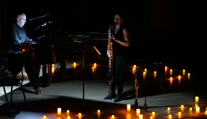 <p>Sébastien Champagne et Mélanie Bourassa</p>