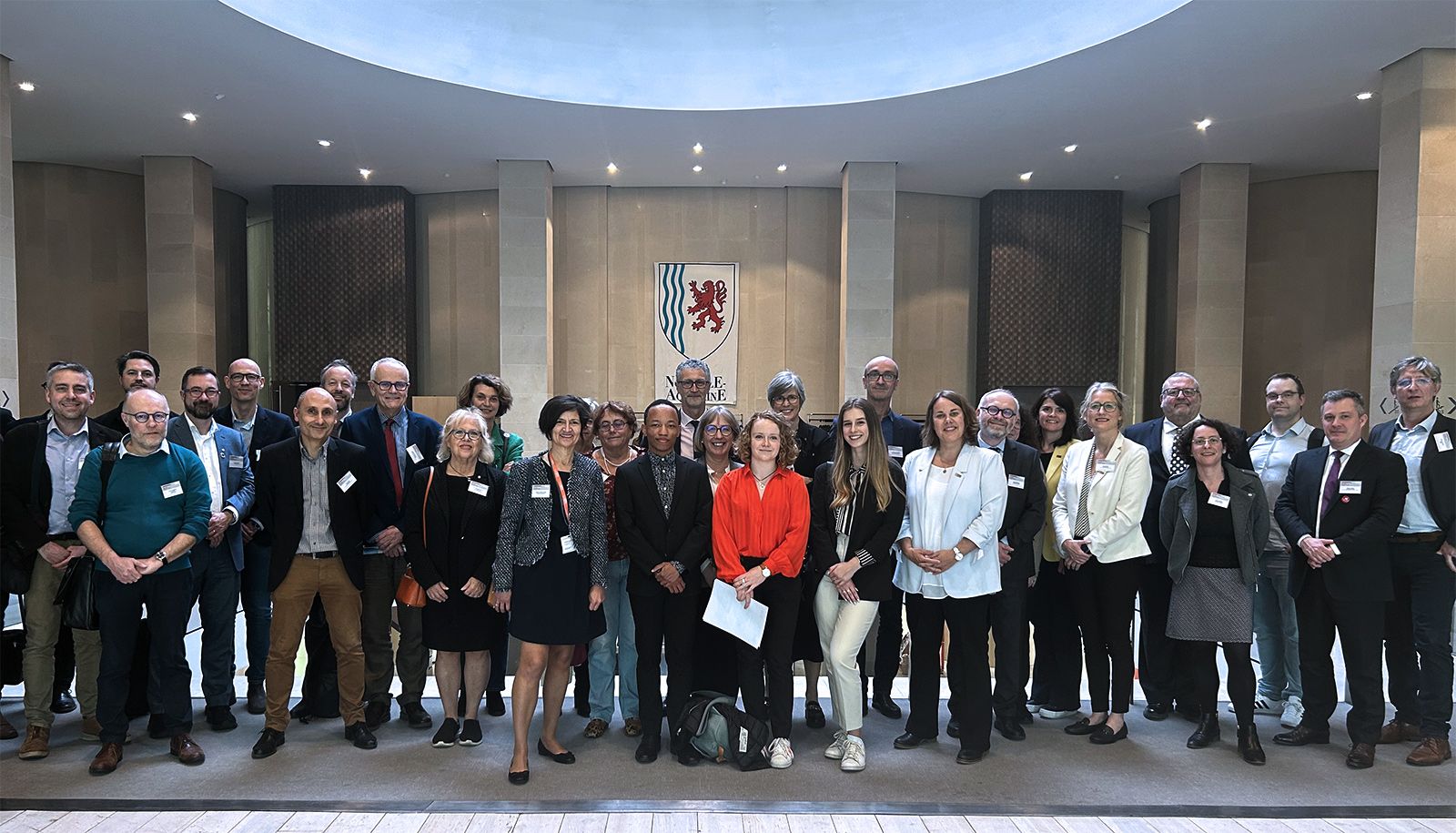 <p>Le 20 mars, la délégation de l’Université Laval a rencontré à Bordeaux une quarantaine de membres du réseau universitaire de la région Nouvelle-Aquitaine. Des diplômées et diplômés de l'Université Laval aujourd'hui établis dans cette région ont été également rencontrés.</p>