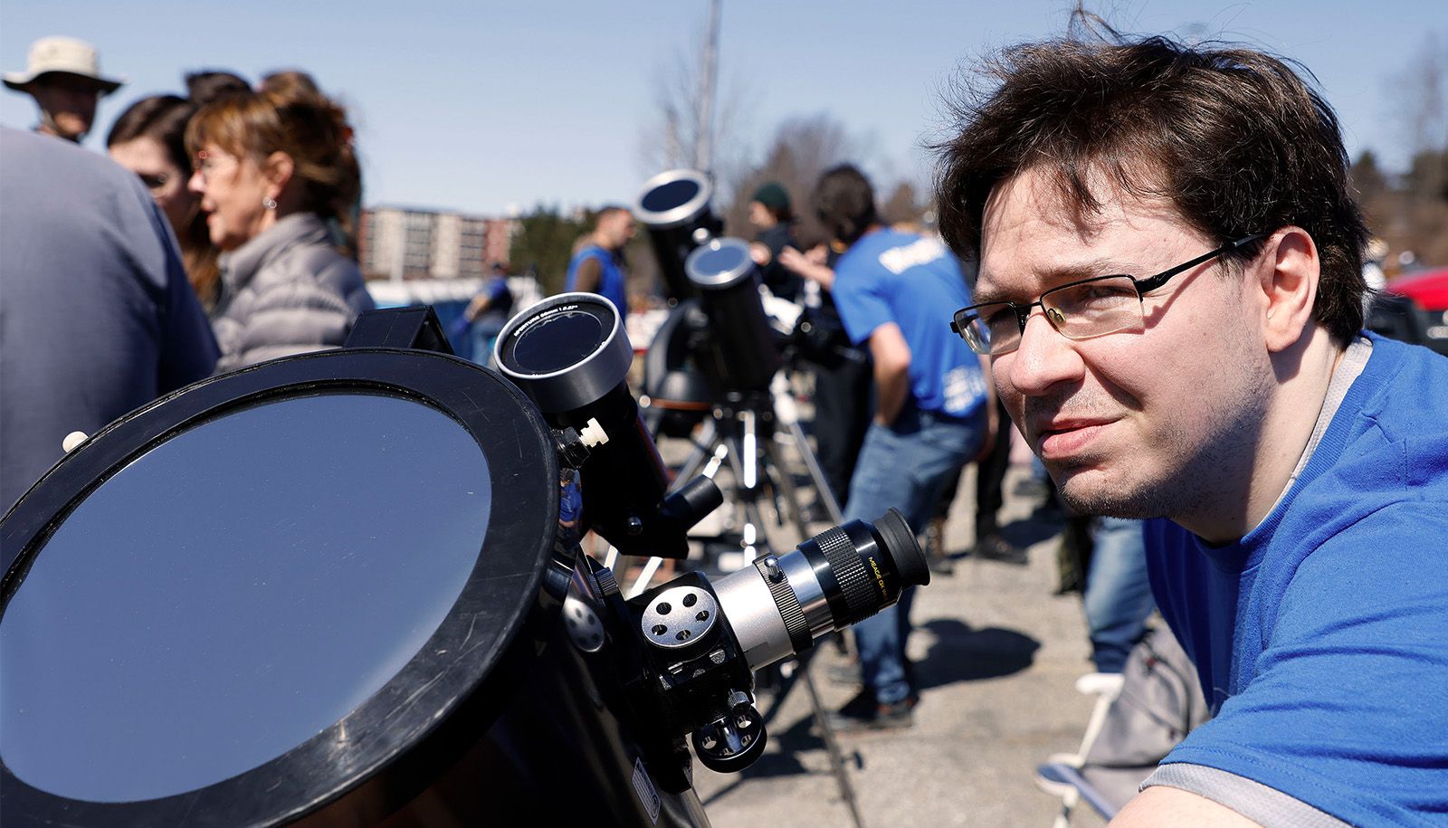 <p>Le doctorant Maxime Royer a travaillé sur le rassemblement presque à temps plein, ces derniers mois.</p>